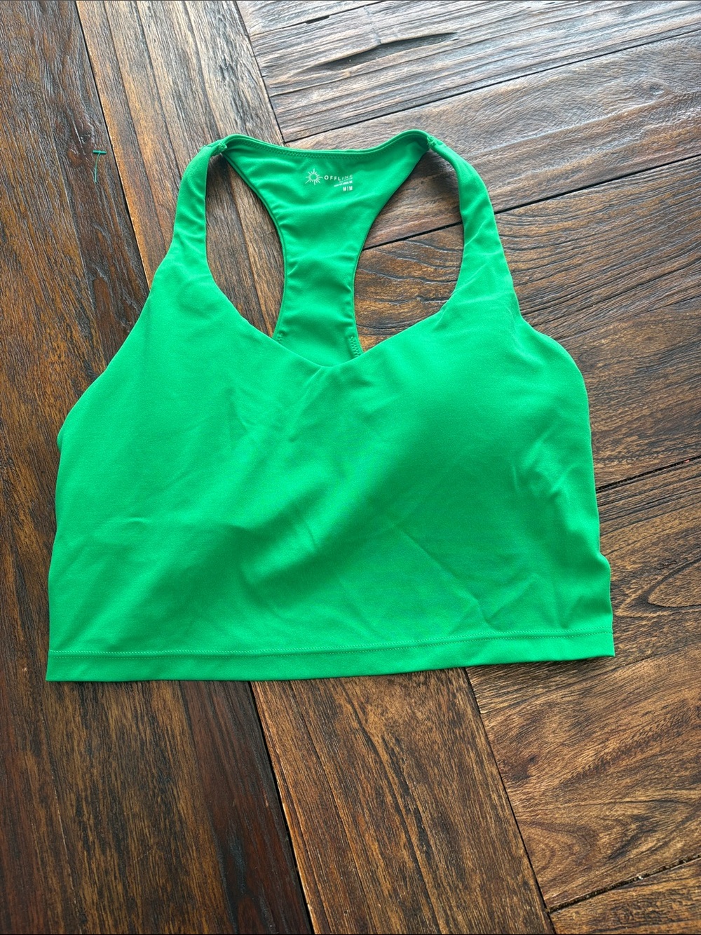 aerie Bright Green Racerback Bralette